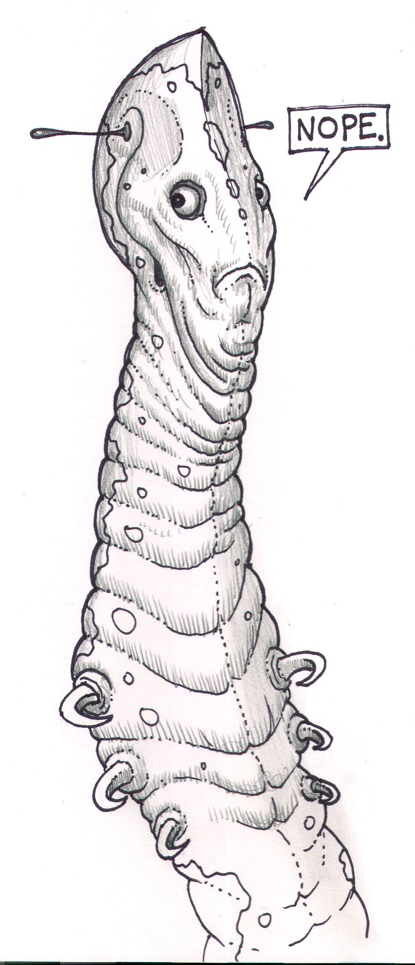 Arrogant, naysaying worm guy