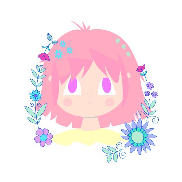 Mi proyecto del curso: Retrato ilustrado con elementos botánicos 2