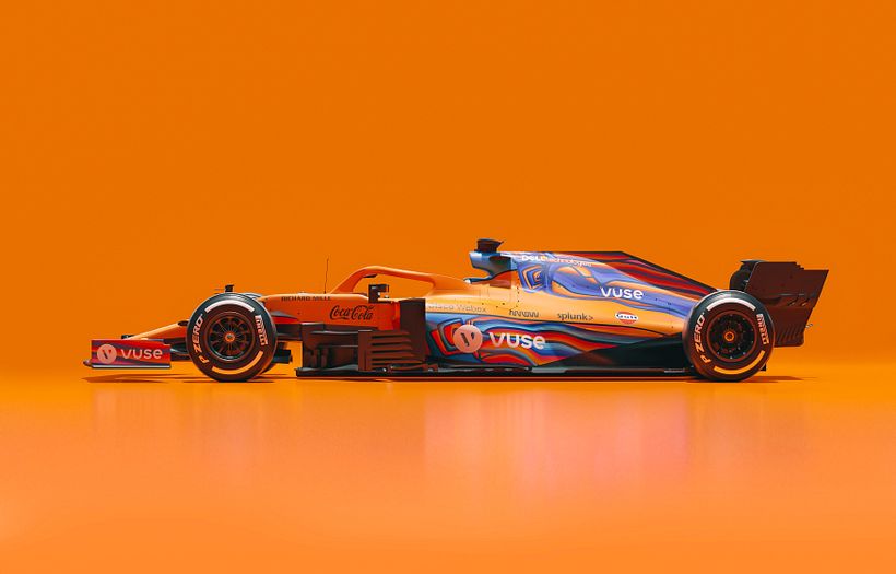 Driven by Change McLaren F1 one-off livery with Rabab Tantawy 1