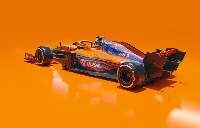 Driven by Change McLaren F1 one-off livery with Rabab Tantawy 3