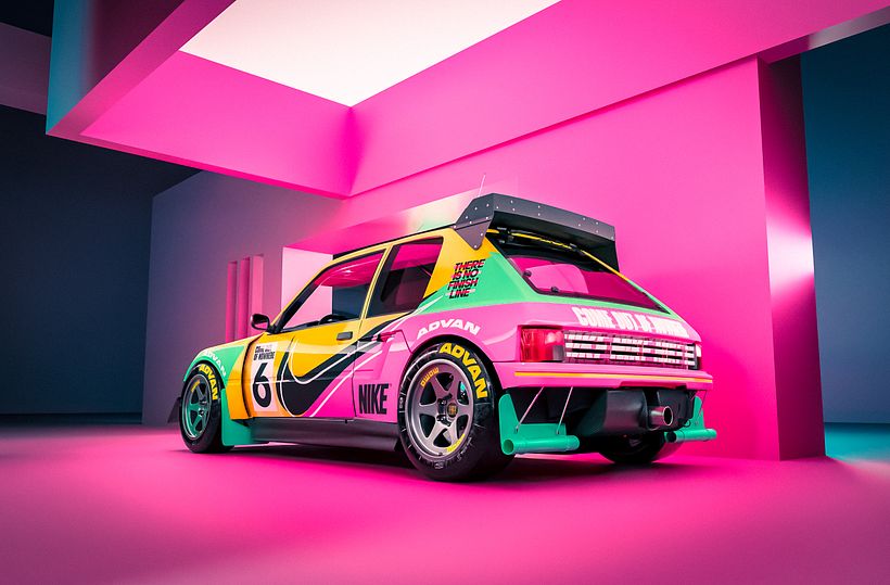 Nike Air Max inspired Peugeot 205 T16 3