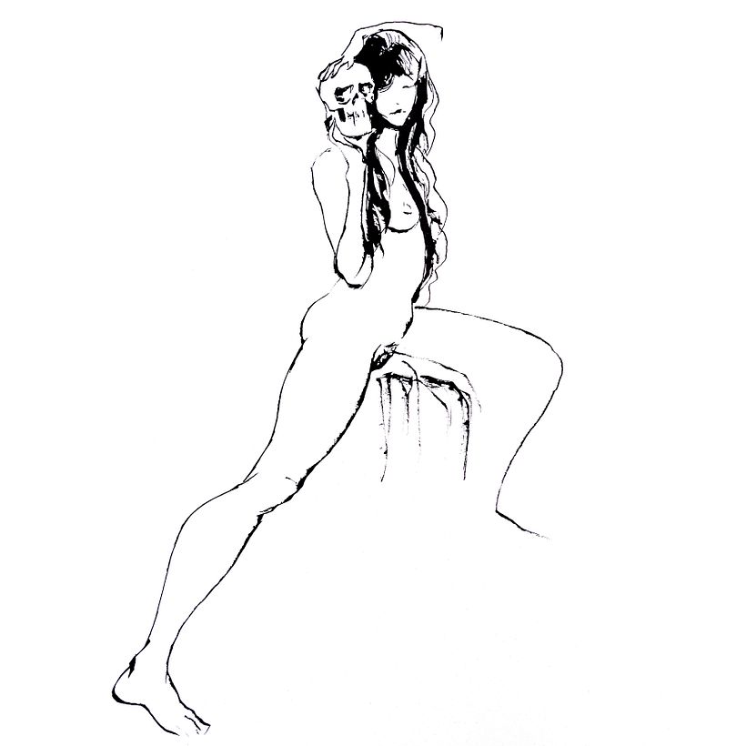 Dibujo anatómico gestual de poses rápidas del natural 3