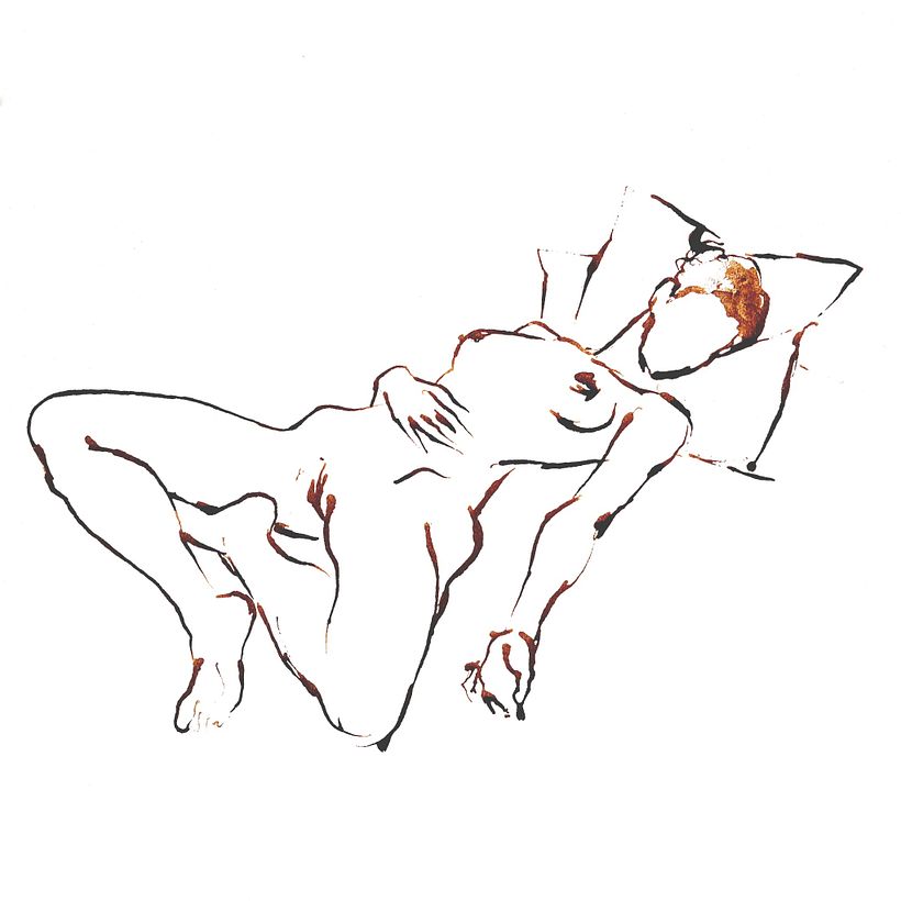 Dibujo anatómico gestual de poses rápidas del natural 19