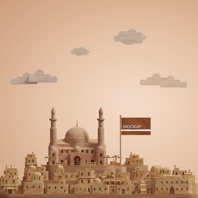 Wooden cities stock designs 9