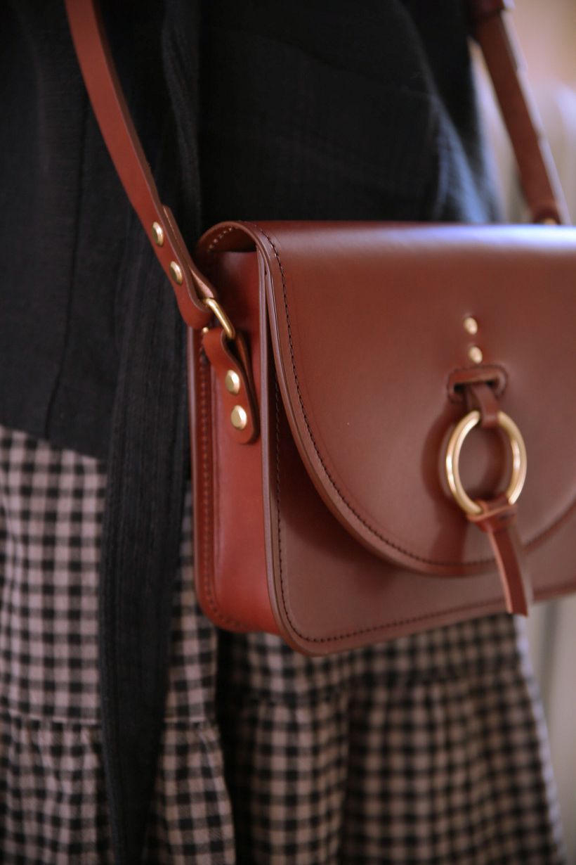 Detail of the Greta in Sienna