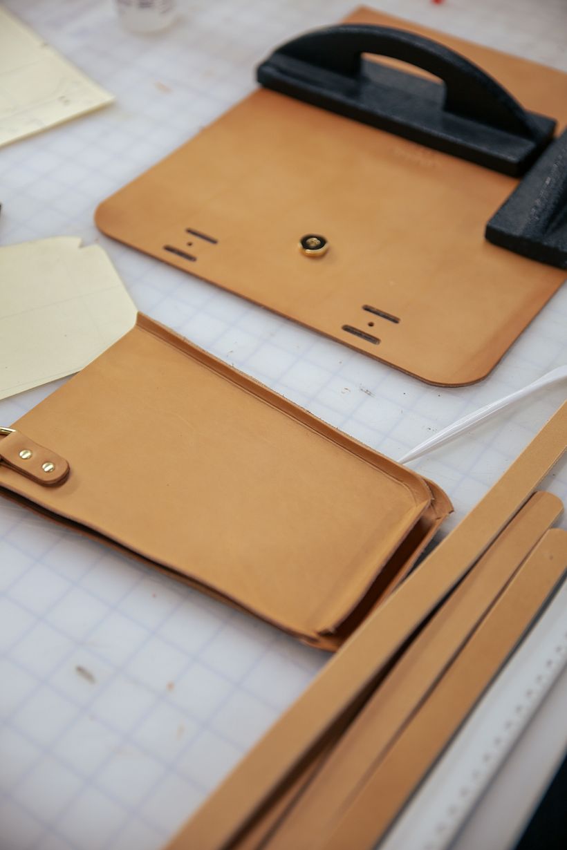 Body panels, gusset and straps