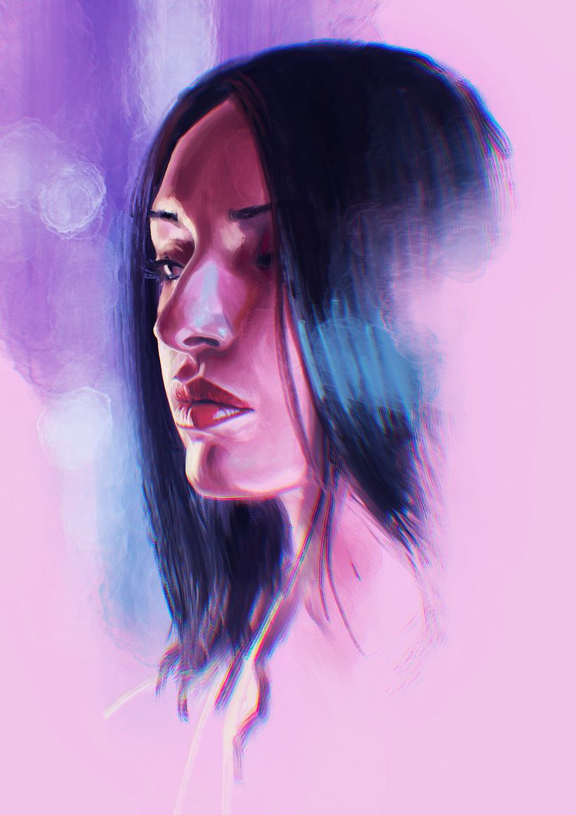 Retratos digitales en Procreate. 13