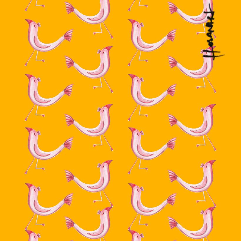 Meu projeto do curso: Desenho e composição de patterns têxteis 9