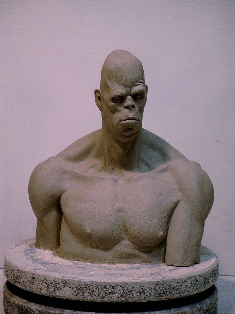 Brock bust maquette 6