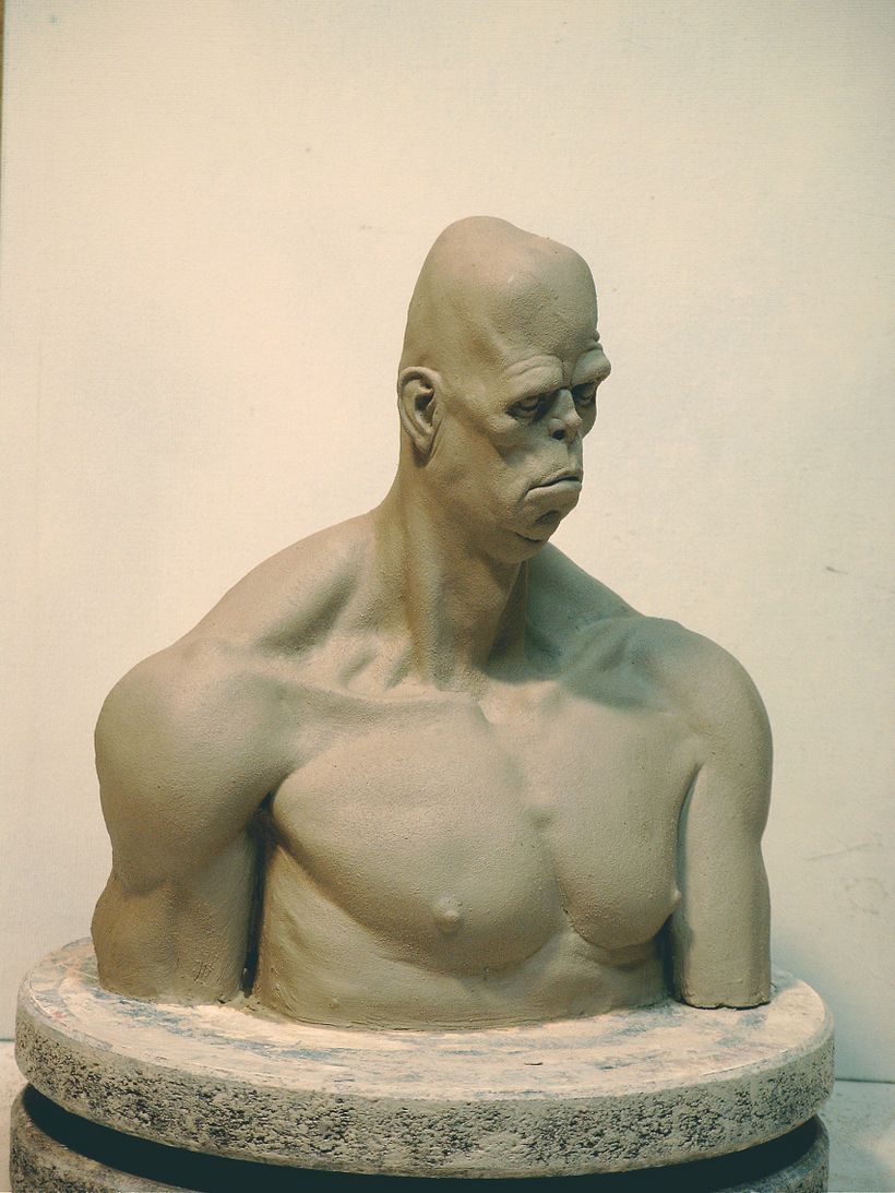 Brock bust maquette 7
