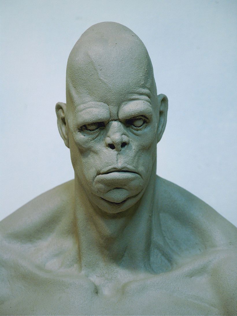 Brock bust maquette 8