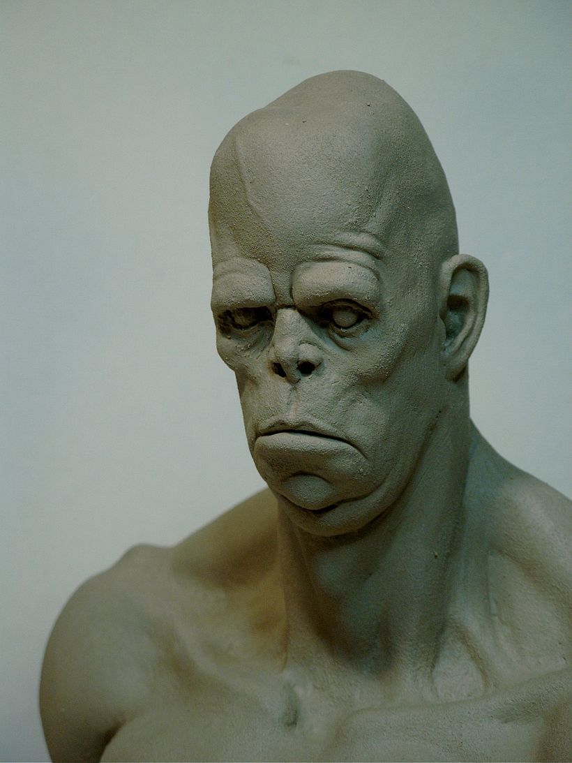 Brock bust maquette 9