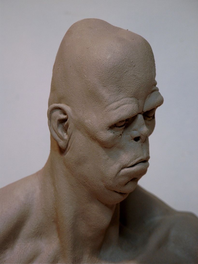 Brock bust maquette 11