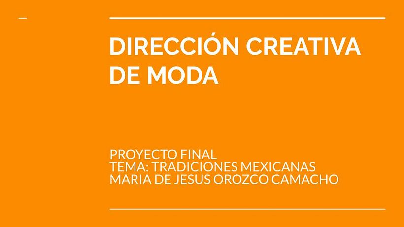 Mi proyecto del curso: Dirección creativa de moda 7