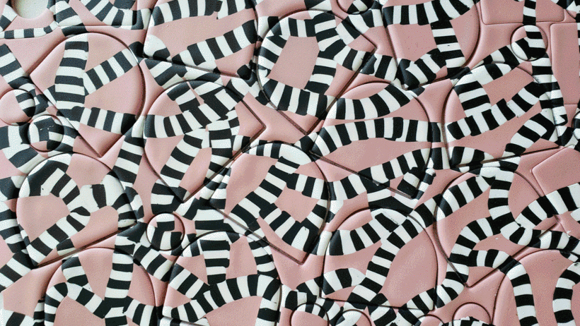 Polymer clay jewelry by Made by Maeberry.