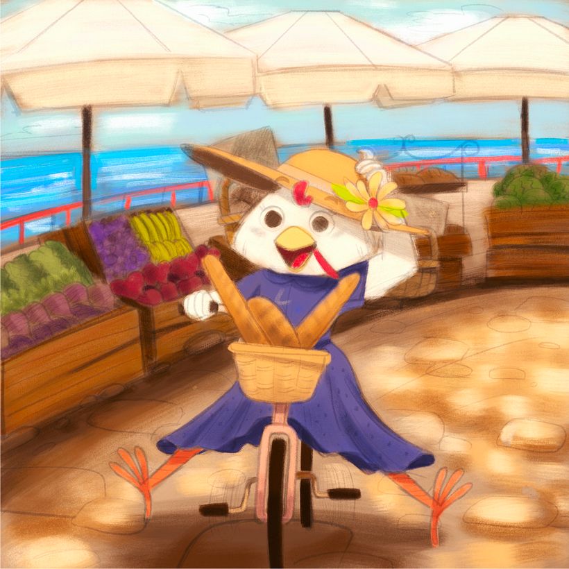 I adjusted the colors, because I thought it would be better to see them more saturated