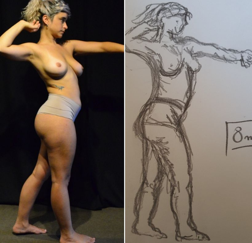 Mi proyecto del curso: Dibujo de la figura humana en movimiento 3