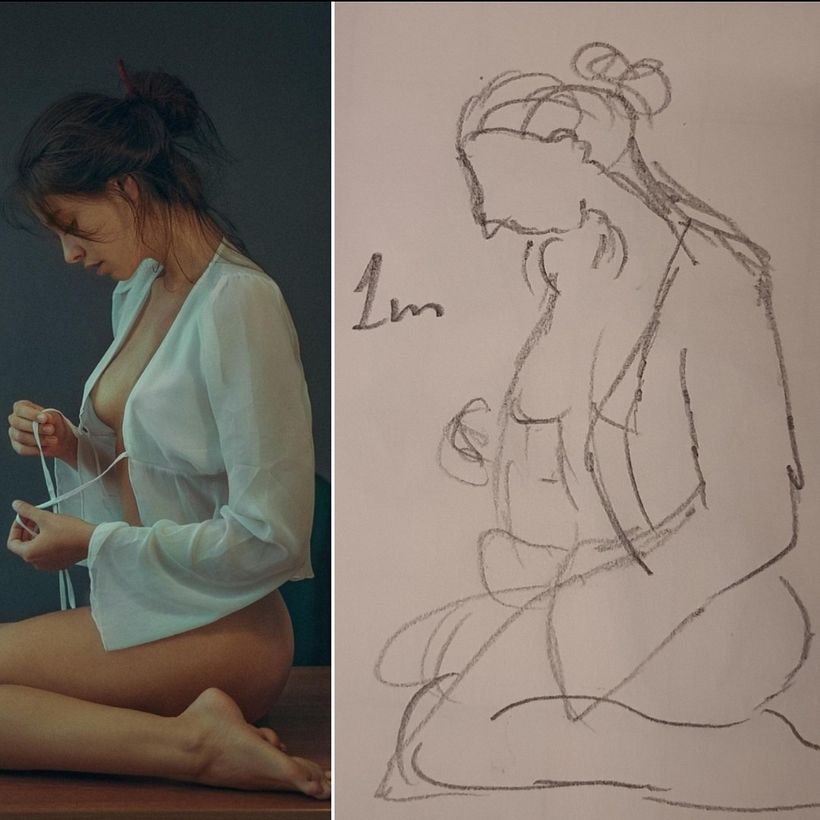 Mi proyecto del curso: Dibujo de la figura humana en movimiento 5