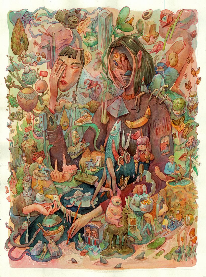 The Lockdown Project - Ilustración tradicional
