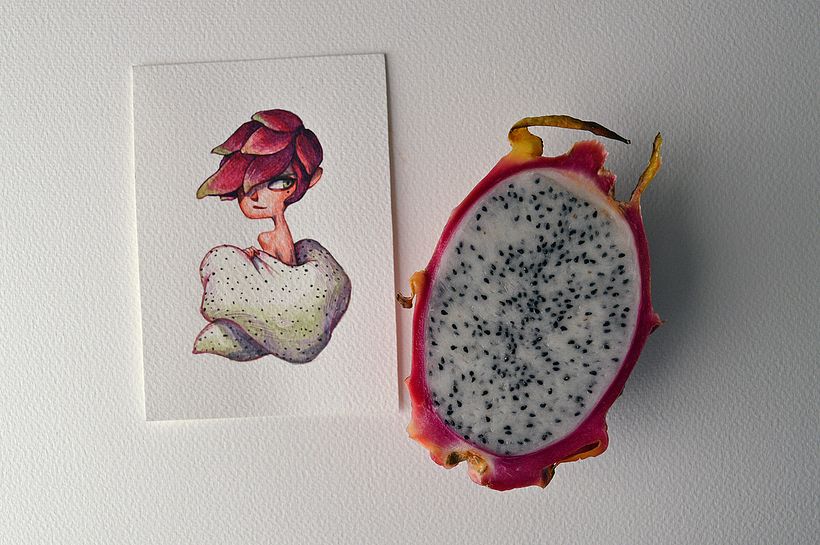 Frutas y verduras como personajes 4