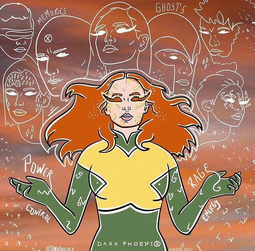 Xmen - Fênix Negra -Material oficial de Divulgação 1