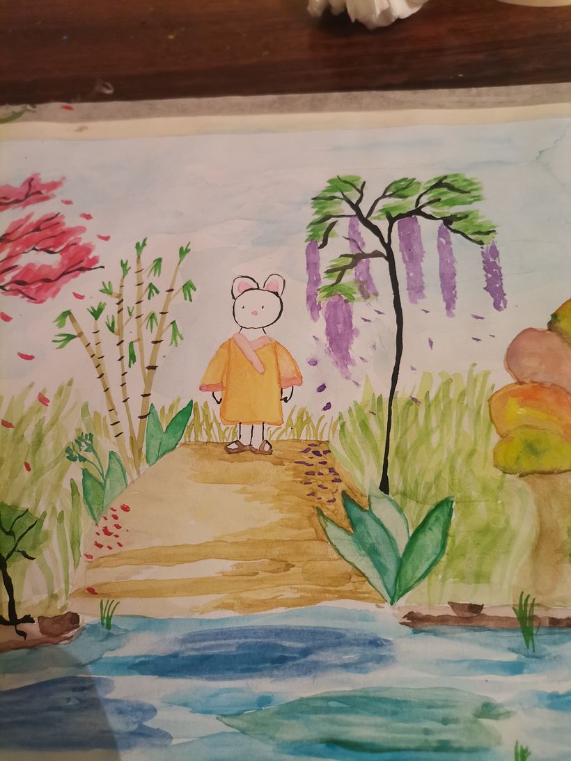 Mi proyecto del curso: Ilustración en acuarela con influencia japonesa 2