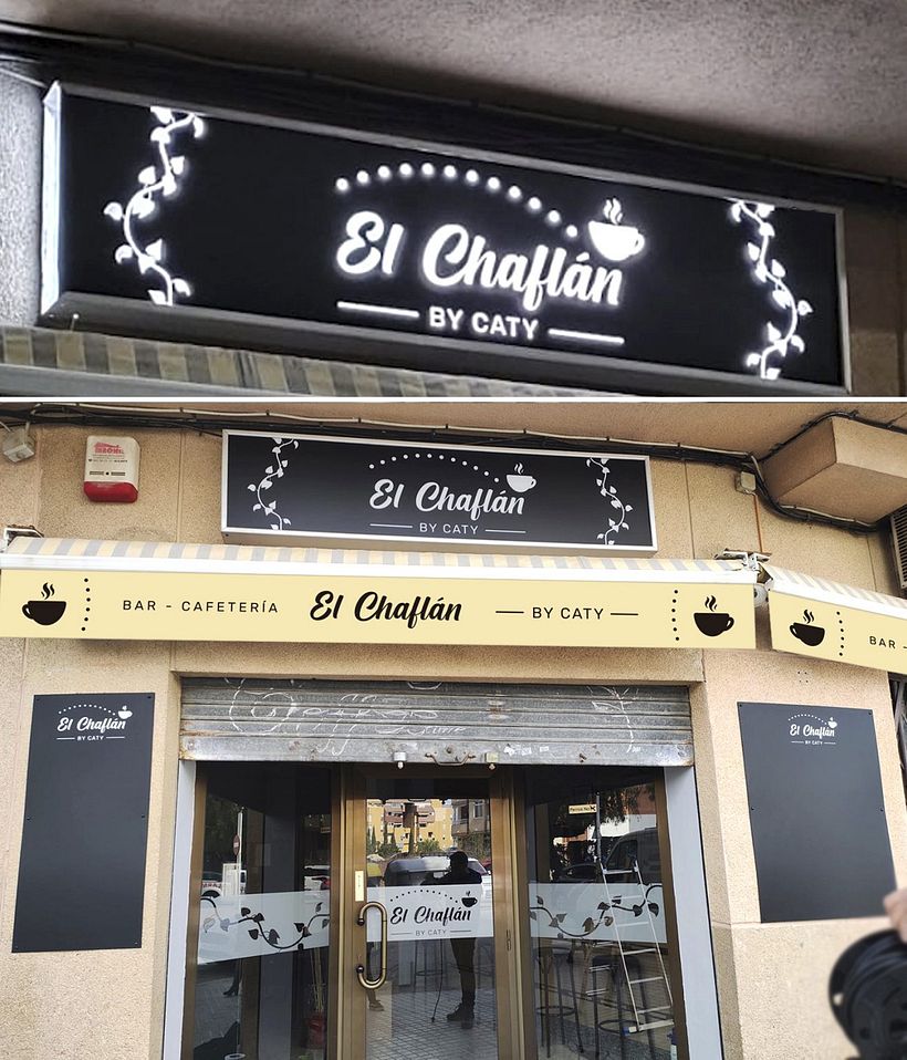 Rotulación fachada, faldillas toldos y vinilo cristales 1