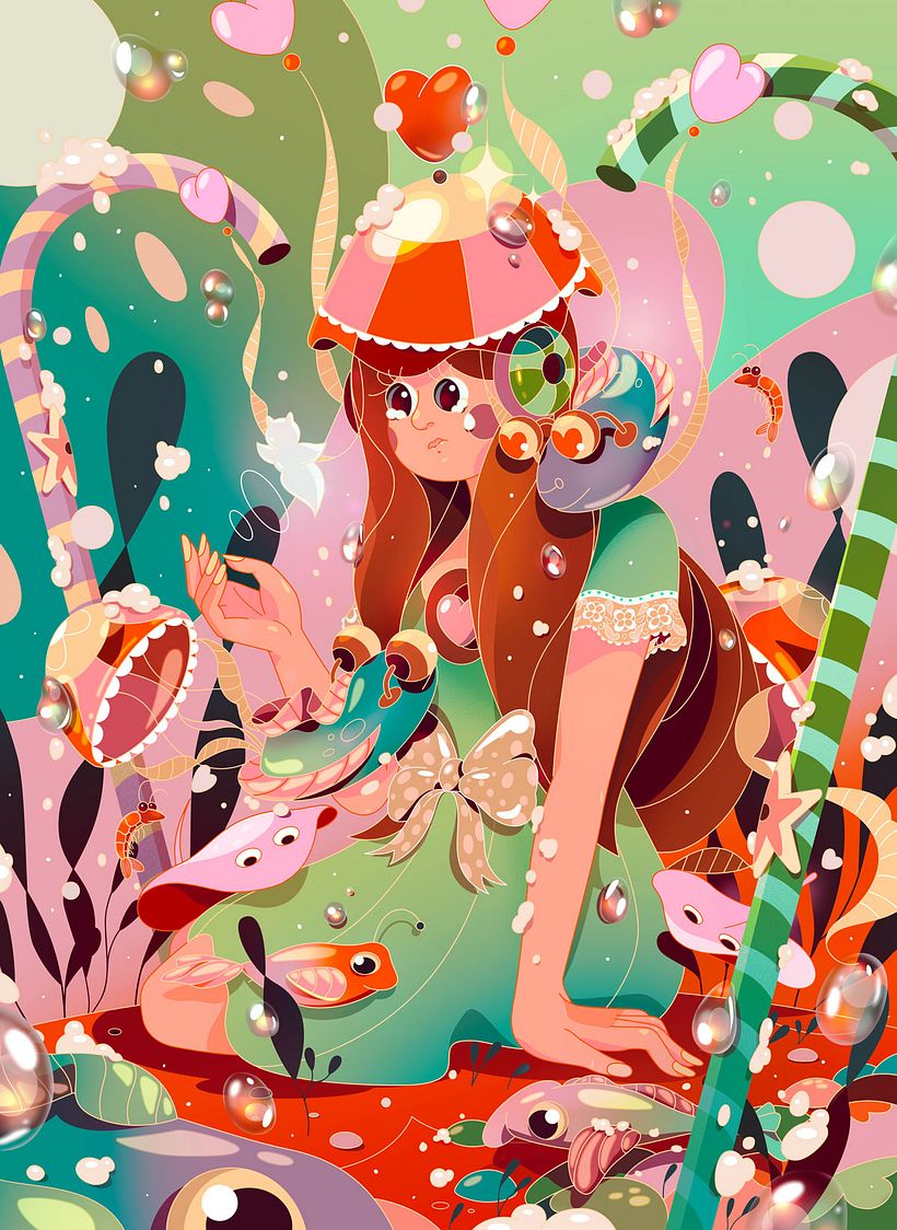 Candy Sea - Illustration 1
