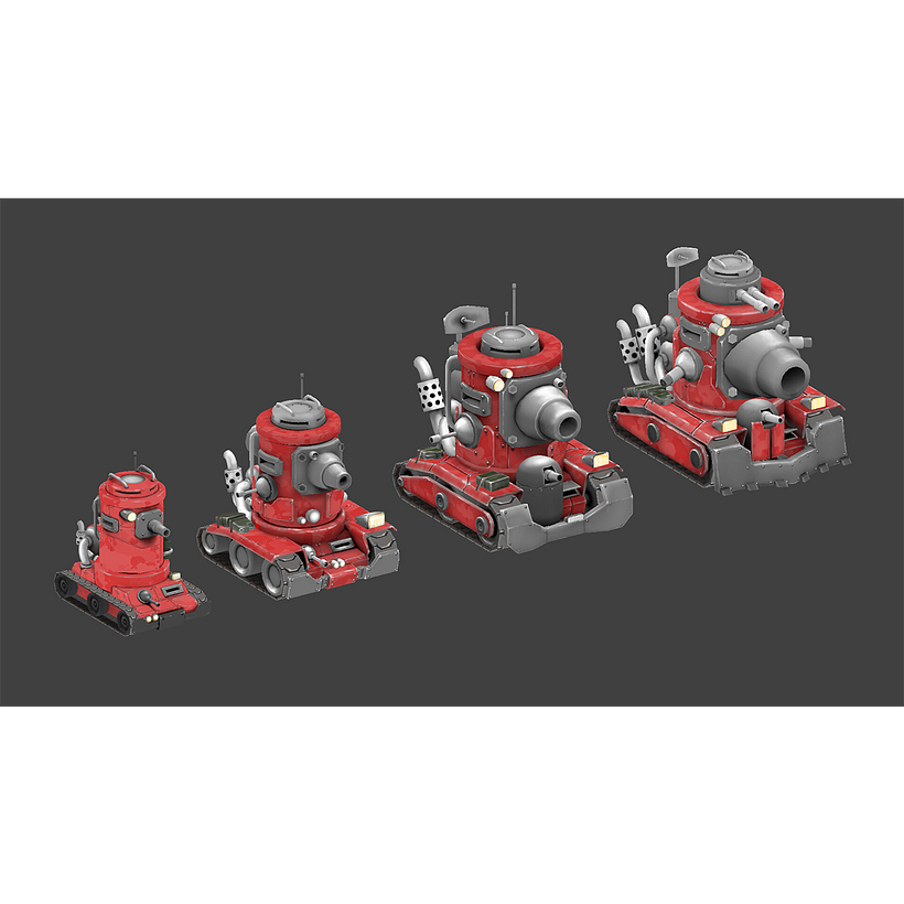 3D low poly tank: CanTank 3