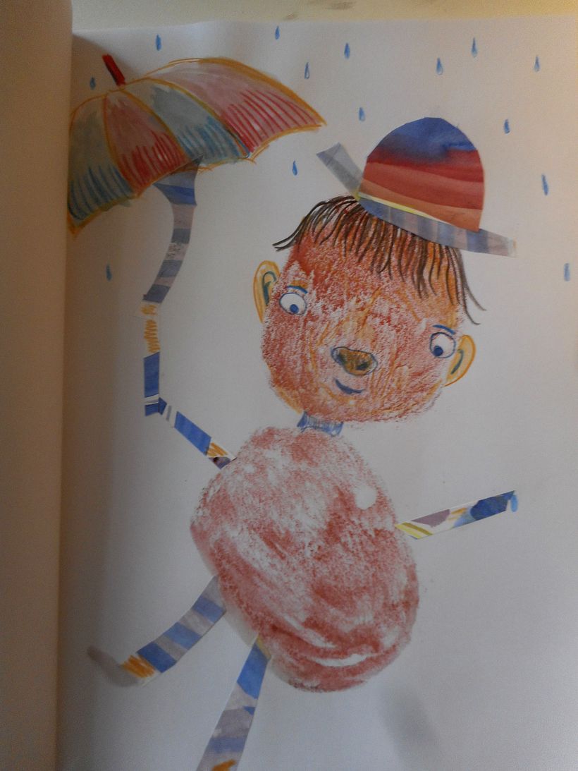 My project for course: Creative Illustration: Play with Unexpected Materials 8