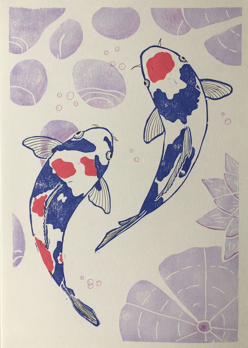 My project for course: Block Printing for Illustration 10