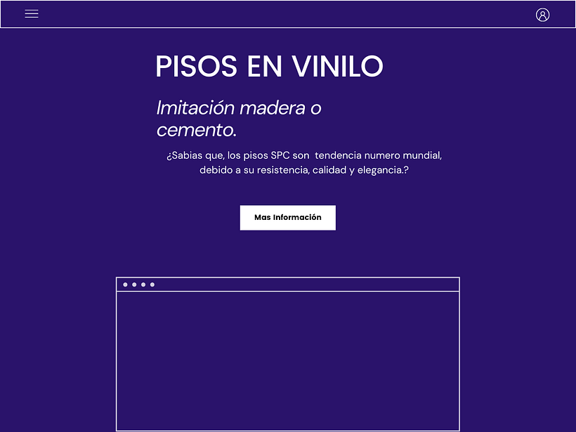 landing page