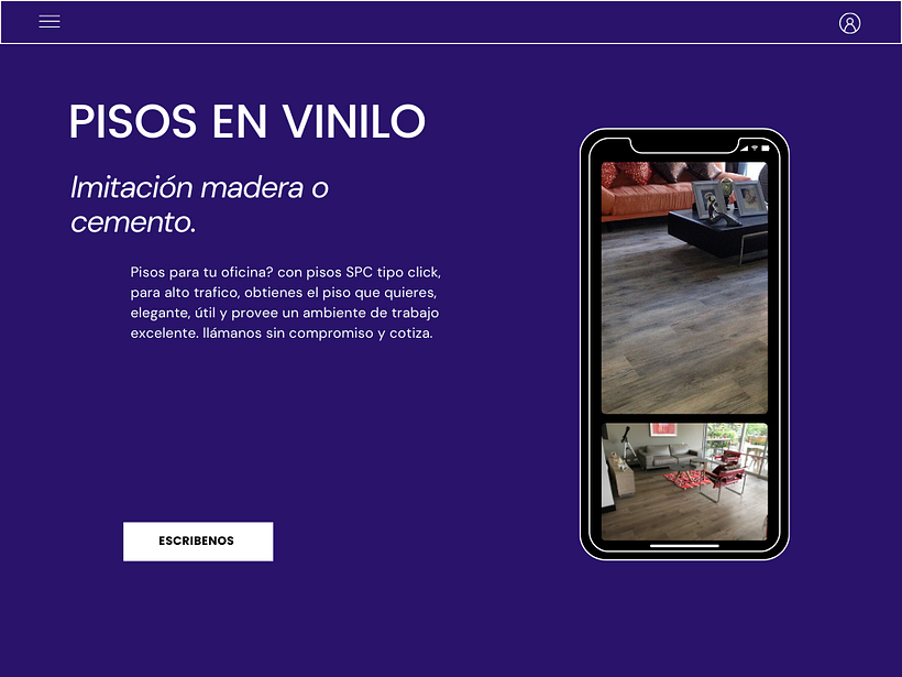 landing page