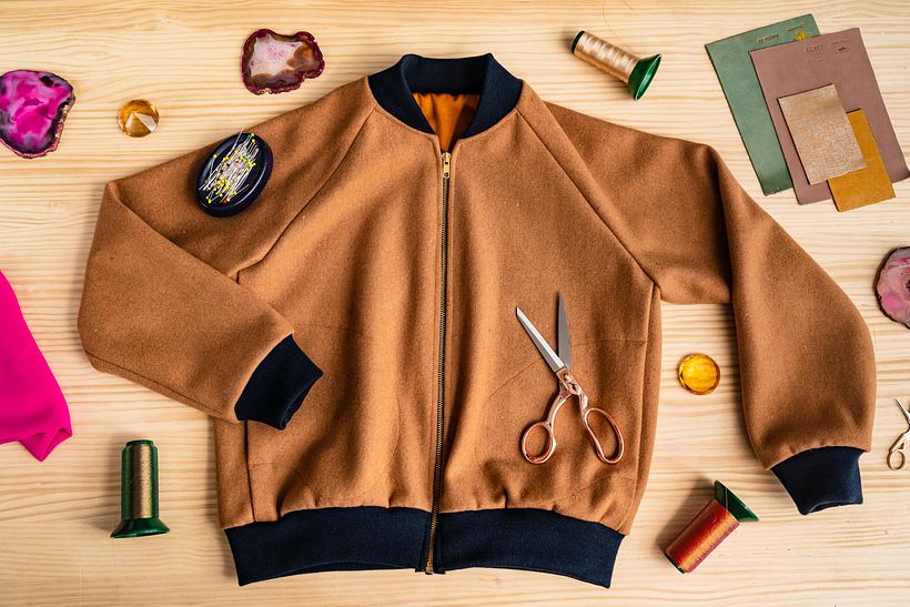 My project for course: Make and Customize Your First Bomber Jacket 4