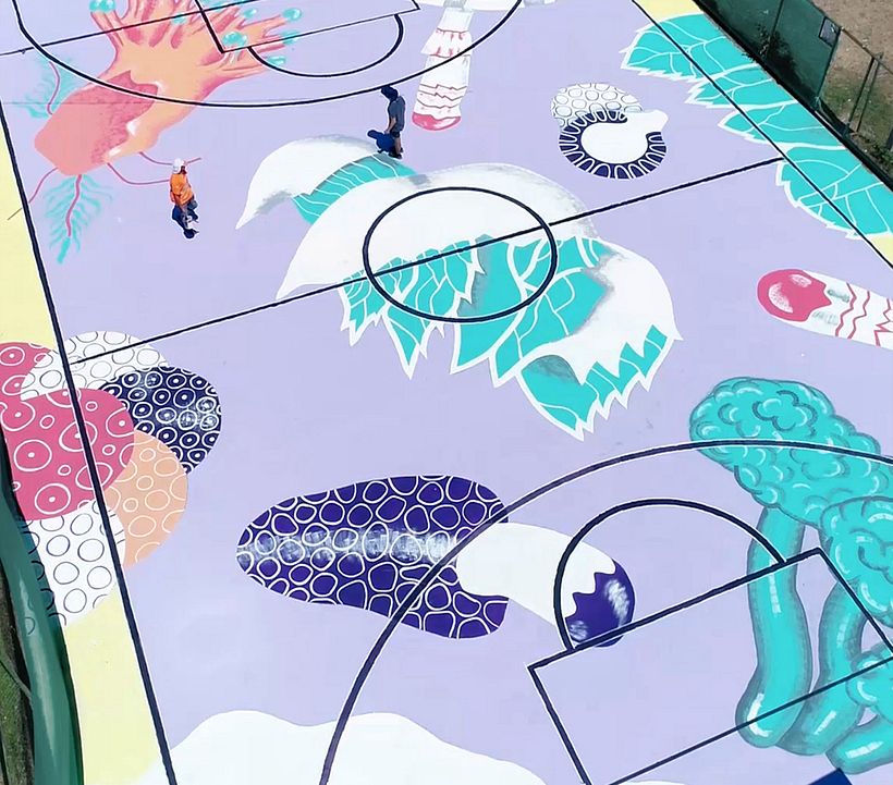 MAPUFËN - Mural court in the south of Chile, organised by Metro21 4