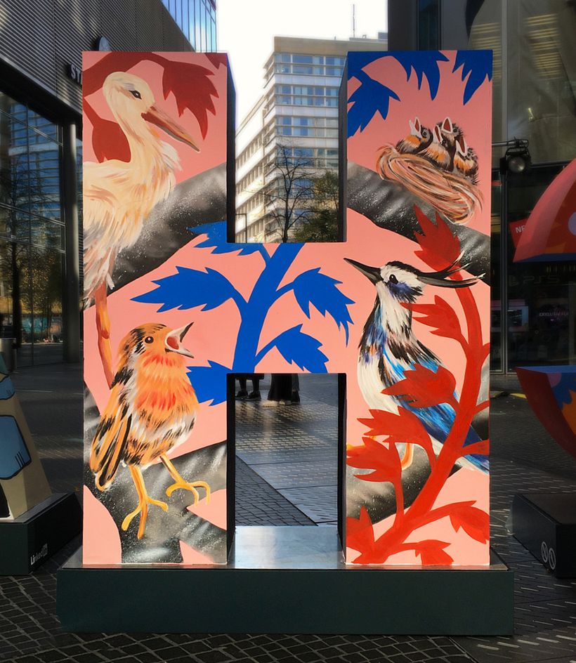 CHANGE - Mural installation for LinkedIN 2