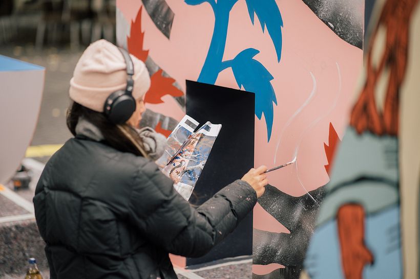 CHANGE - Mural installation for LinkedIN 5