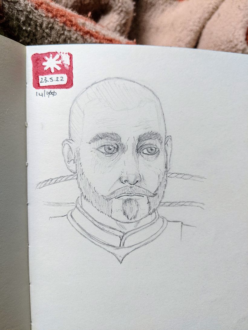 Head 14 is Sir Milton de Peyrac-Peyran from the Witcher series (I have been replaying Witcher 3!)