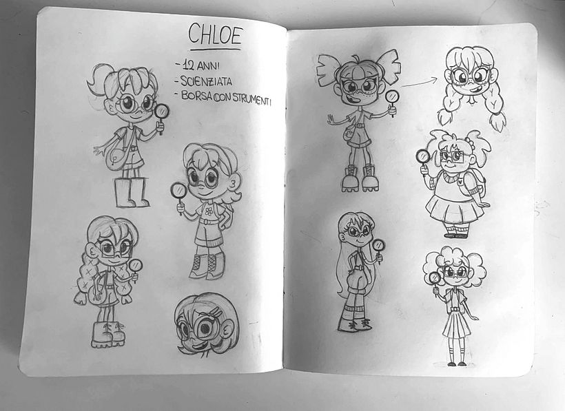 first sketches