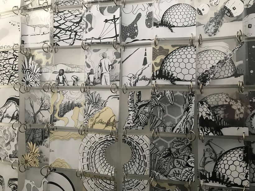 'Sequence' Hanging Wall Art - Traditionele illustratie