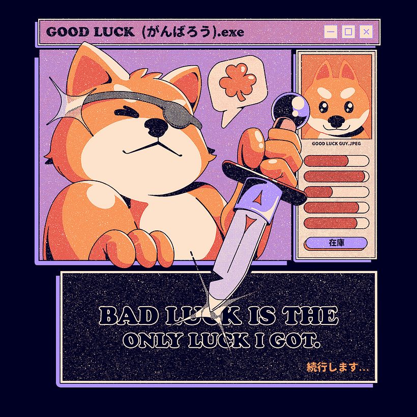 Bad Luck - Ilustración tradicional