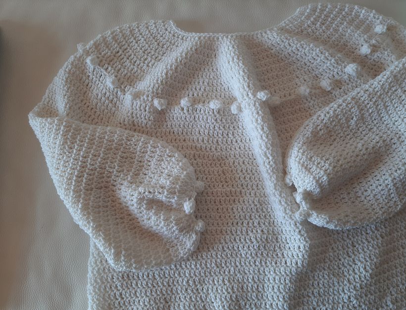 Pullover topdown circolare 2