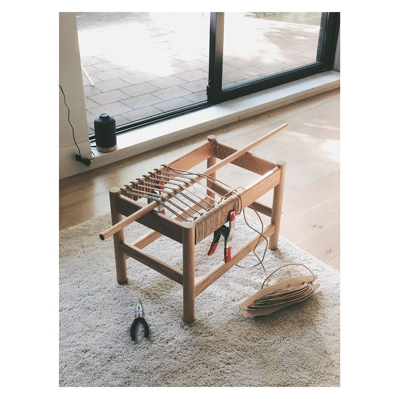 My project for course: Furniture Design: Introduction to Danish Cord Weaving 12