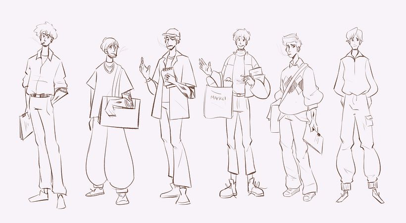 Mi proyecto del curso: Dibujo de personajes llenos de personalidad 4