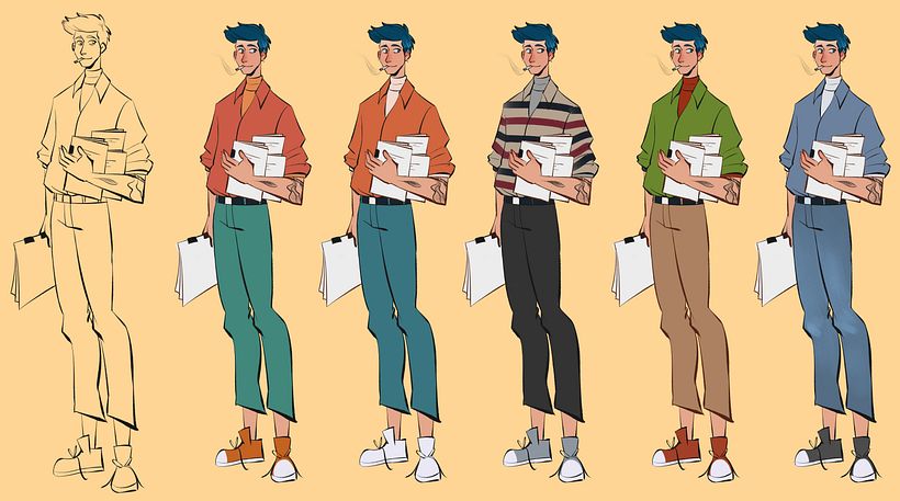 Mi proyecto del curso: Dibujo de personajes llenos de personalidad 6
