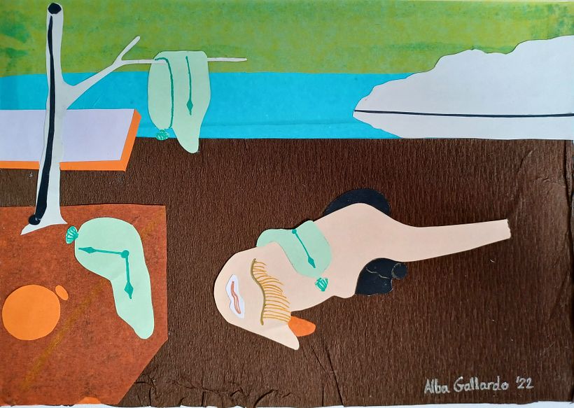 Versión 6. Uso de papeles de colores, papel seda y papel crepé
