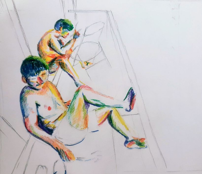 My project for course: Expressive Figure Drawing: Explore Lines, Shapes and Colors 3