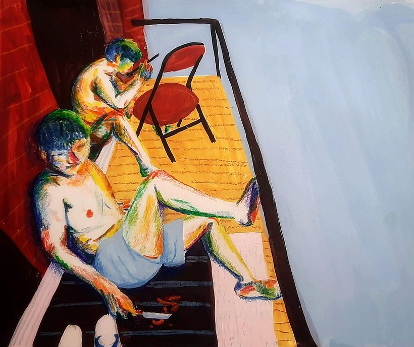 My project for course: Expressive Figure Drawing: Explore Lines, Shapes and Colors 4