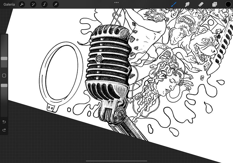 Mi proyecto del curso: Ilustración con Procreate: composiciones llenas de detalles 4