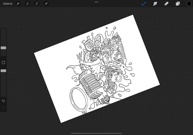 Mi proyecto del curso: Ilustración con Procreate: composiciones llenas de detalles 3